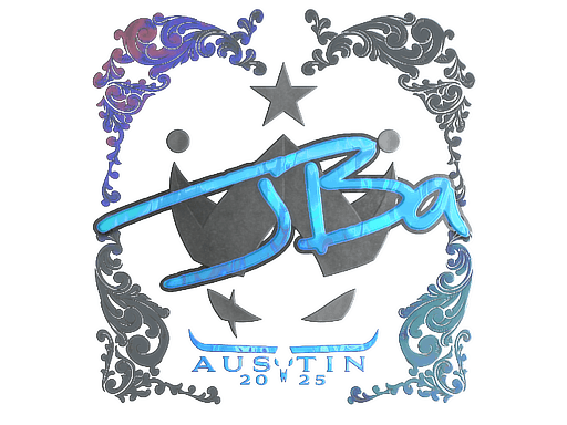 Naklejka | JBa (holograficzna) | Austin 2025
