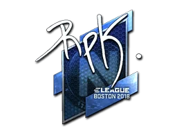 Naklejka | RpK (foliowana) | Boston 2018