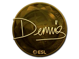Aufkleber | dennis (Gold) | Kattowitz 2019