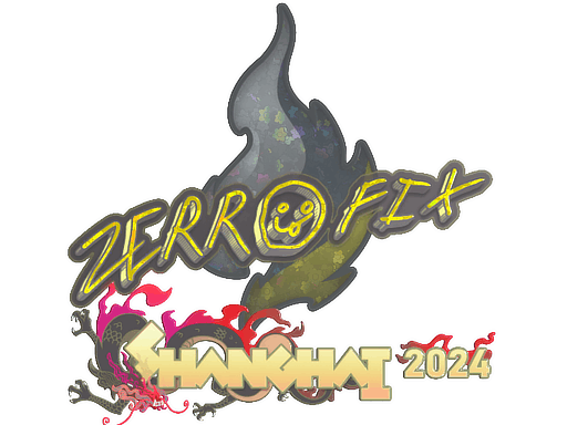 Pegatina | zeRRoFIX (purpurina) | Shanghái 2024