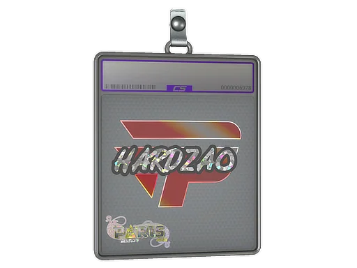 Placa de Adesivo | hardzao (Purpurinado) | Paris 2023