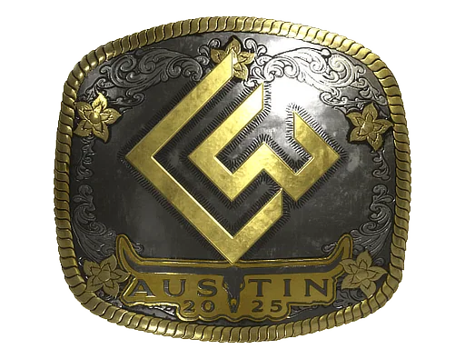 Klistermärke | Chinggis Warriors (guld) | Austin 2025