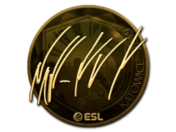 Aufkleber | NAF (Gold) | Kattowitz 2019