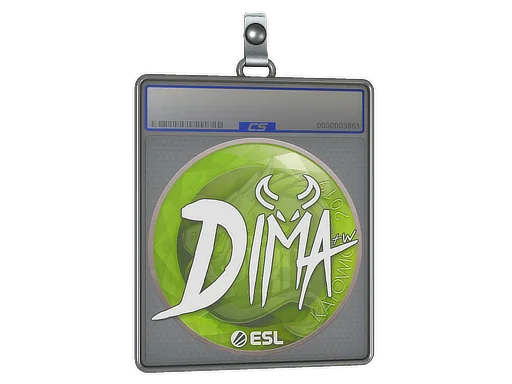 Placa de Adesivo | Dima | Katowice 2019
