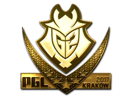 Pegatina | G2 Esports (dorada) | Cracovia 2017