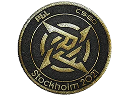 Naszywka | Ninjas in Pyjamas (złota) | Sztokholm 2021