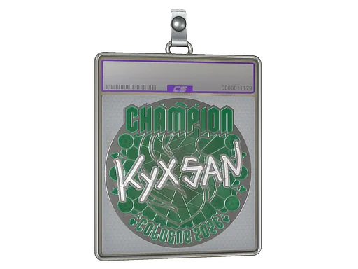Placa de pegatinas | kyxsan (reflectante, campeón) | Colonia 2026