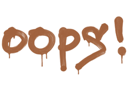Sealed Graffiti | Oops (Tiger Orange)
