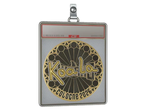 Klistermärkesfodral | koala (guld) | Cologne 2026