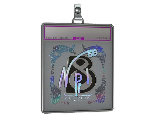Placa de Adesivo | npl (Holográfico) | Austin 2025
