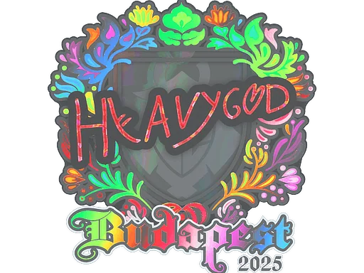 Adesivo | Heavygod (Holográfico) | Budapeste 2025