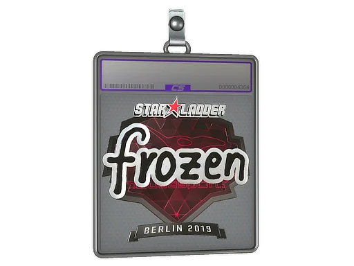 Placa de pegatinas | frozen (reflectante) | Berlín 2019