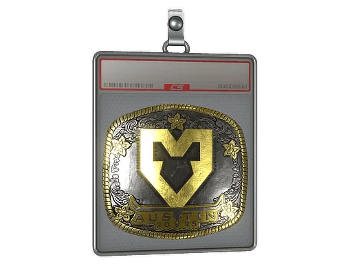 Placa de pegatinas | MOUZ (dorada) | Austin 2025