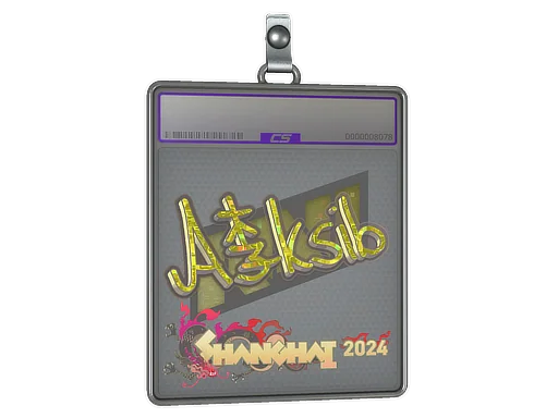 Klistermärkesfodral | Aleksib (glitter) | Shanghai 2024