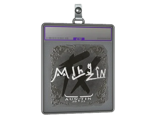 Placa de pegatinas | mlhzin (reflectante) | Austin 2025
