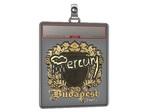 印花板 | Mercury（金色）| 2025年布达佩斯锦标赛