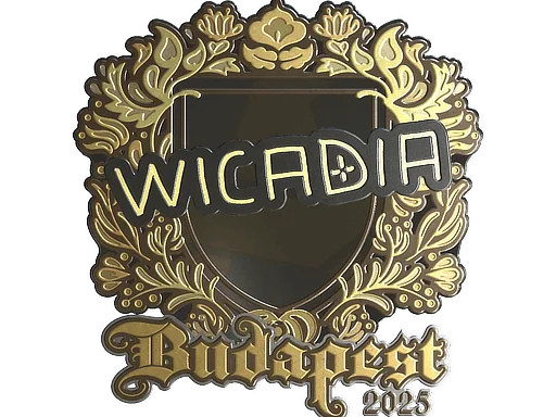 Klistermärke | Wicadia (guld) | Budapest 2025