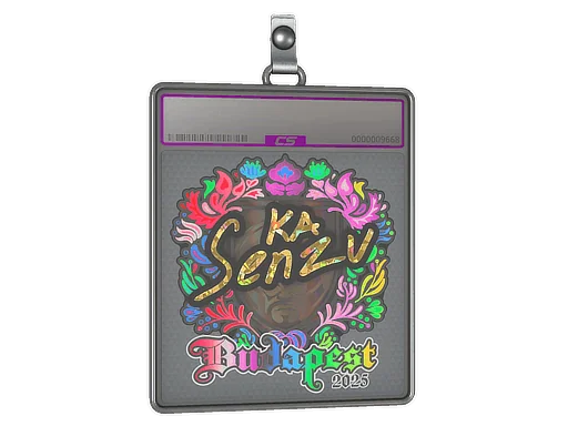 Placa de Adesivo | Senzu (Holográfico) | Budapeste 2025