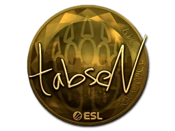 Aufkleber | tabseN (Gold) | Kattowitz 2019