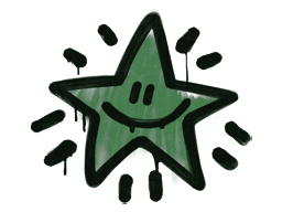 Sealed Graffiti | Shining Star (Jungle Green)