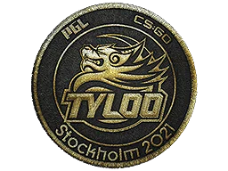 Naszywka | Tyloo (złota) | Sztokholm 2021