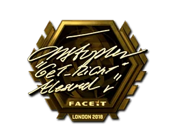 印花 | GeT_RiGhT（金色）| 2018年伦敦锦标赛