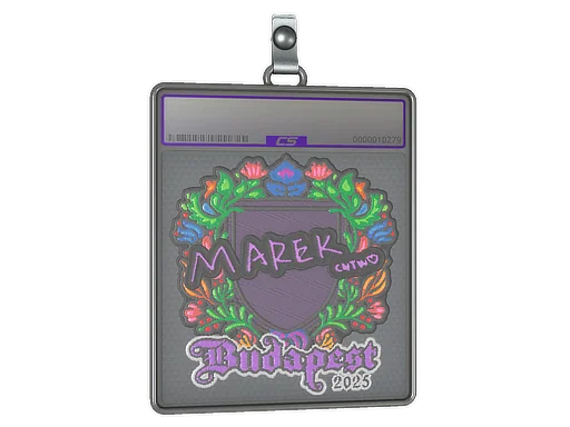 Sticker Slab | Marek (Embroidered) | Budapest 2025