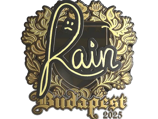 印花 | rain（金色）| 2025年布达佩斯锦标赛