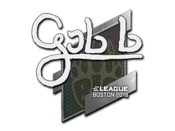 Klistermärke | gob b | Boston 2018