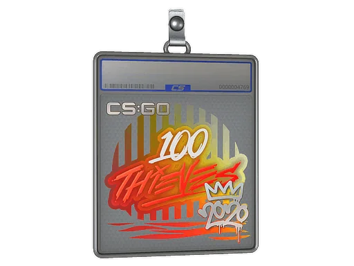 Placa de pegatinas | 100 Thieves | CRM 2020