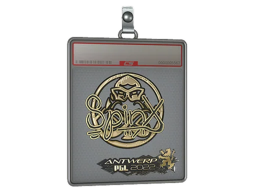Sticker Slab | Spinx (Gold) | Antwerp 2022