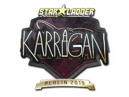 Klistermärke | karrigan (Guld) | Berlin 2019