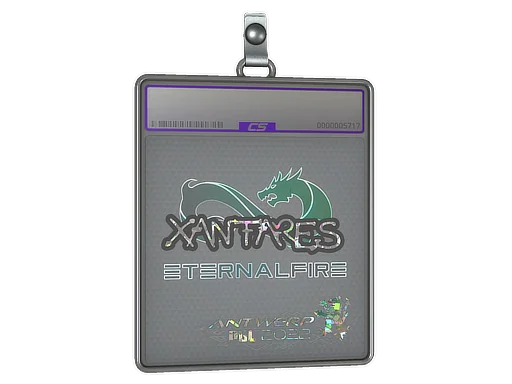 Placa de pegatinas | XANTARES (purpurina) | Amberes 2022