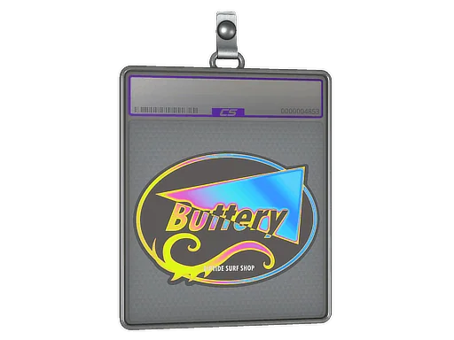 Klistermärkesfodral | Candy Buttery (holo)