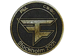 Naszywka | FaZe Clan (złota) | Sztokholm 2021