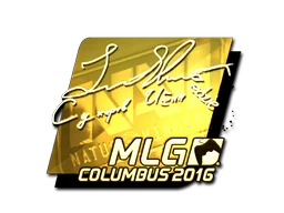 Klistermärke | Edward (Guld) | MLG Columbus 2016