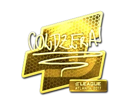 Klistermärke | coldzera (Guld) | Atlanta 2017