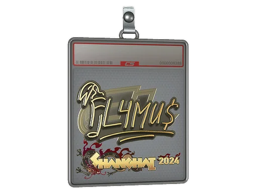 Sticker Slab | FL4MUS (Gold) | Shanghai 2024