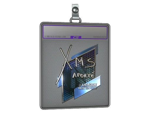 Placa de pegatinas | xms (reflectante) | Boston 2018