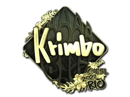 印花 | Krimbo（金色）| 2022年里约热内卢锦标赛