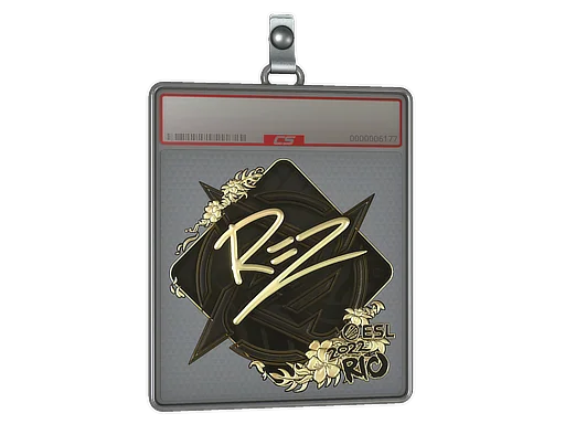 Sticker Slab | REZ (Gold) | Rio 2022