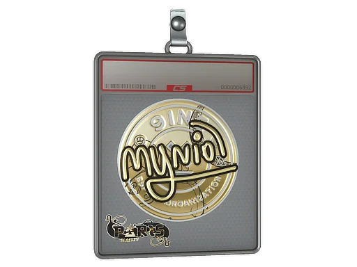 Placa de Adesivo | mynio (Dourado) | Paris 2023
