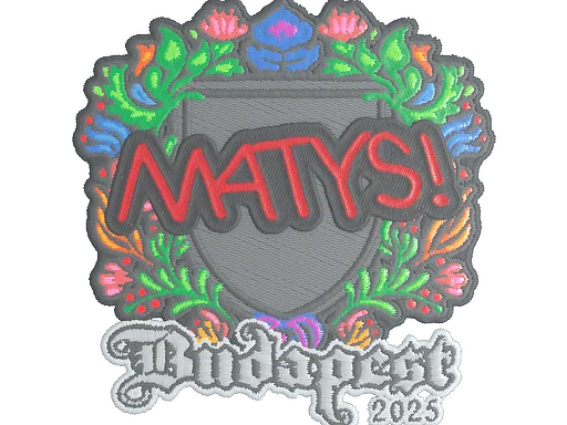 Adesivo | MATYS (Bordado) | Budapeste 2025