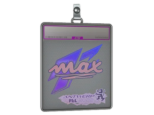 Sticker Slab | max (Holo) | Antwerp 2022