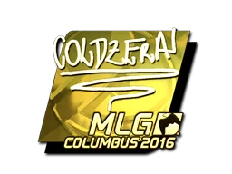 Klistermärke | coldzera (Guld) | MLG Columbus 2016