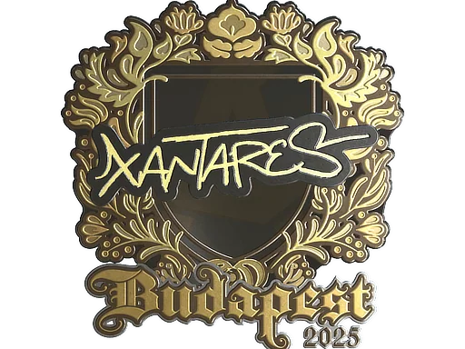 印花 | XANTARES（金色）| 2025年布达佩斯锦标赛