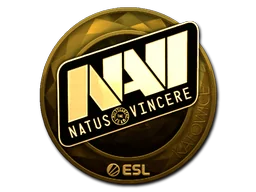 Naklejka | Natus Vincere (złota) | Katowice 2019