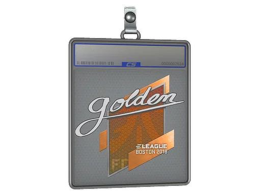 Placa de Adesivo | Golden | Boston 2018
