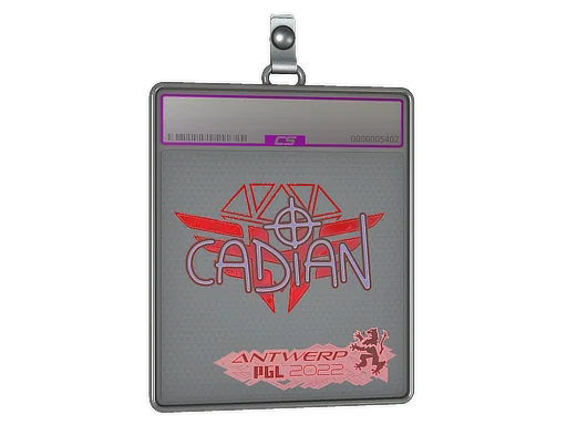Placa de pegatinas | cadiaN (holográfica) | Amberes 2022