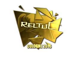 Klistermärke | reltuC (Guld) | Cologne 2016